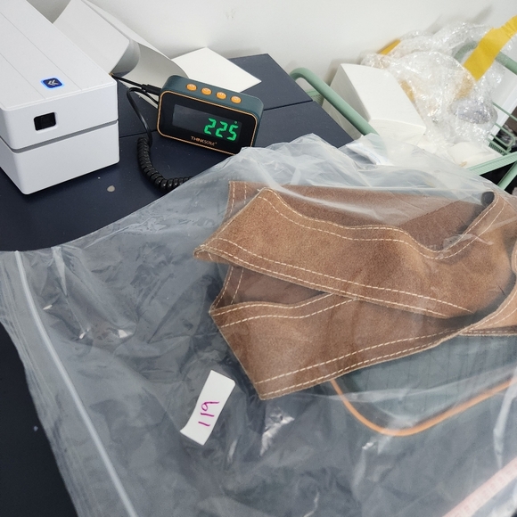 Renaissance Fair Castlecore Peasant Brown Tan Leather Suede Cropped Vest Size S - Picture 8 of 11